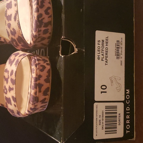 Torrid Leopard Tapered Platform Heel - Picture 6 of 6